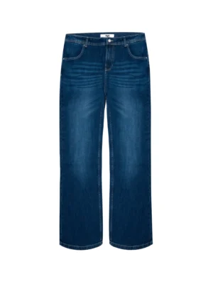 PLUS SIZE RELAXED FIT WIDE-LEG JEANS