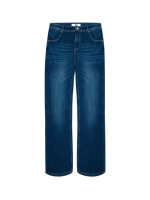 MOUNTAIN BLUE RELAXED FIT HIGH-RISE JEANS